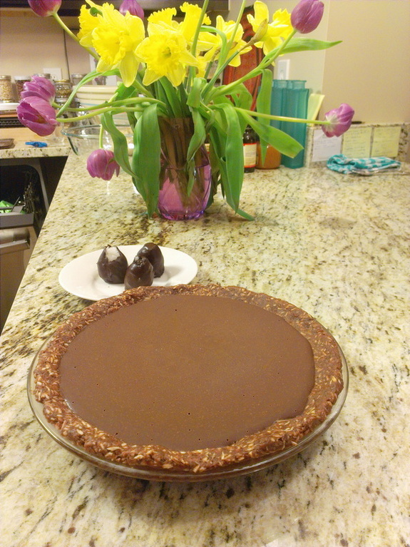 Chocolate Coconut Pie by Creating a Curated Life.
